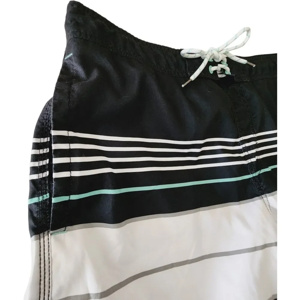 Goodfellow & Co Swim Board Shorts Men's Size Large Striped 9